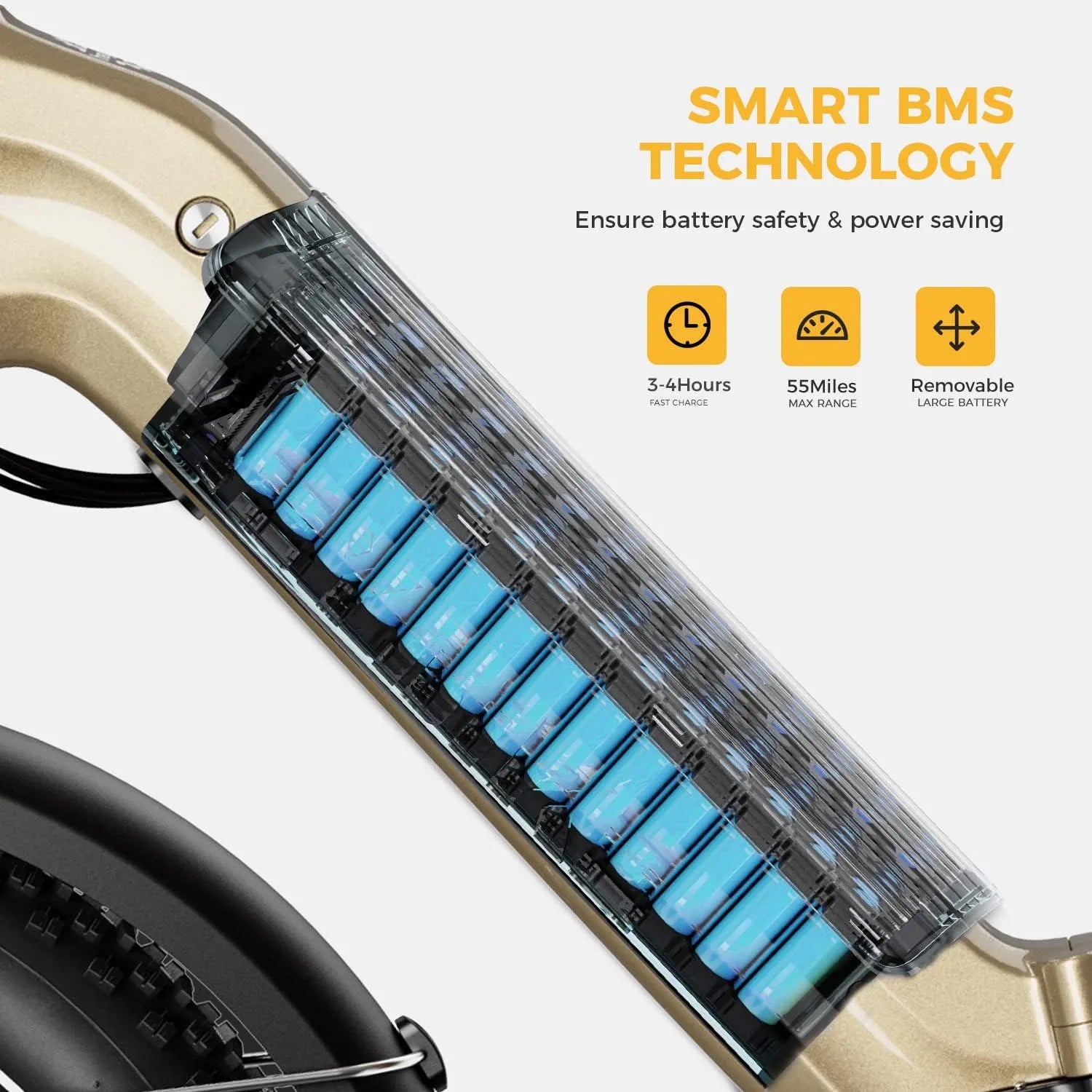 ✨Ranger S Electric Bike for Adults, Foldable 1400W Peak Motor Ebike, 20