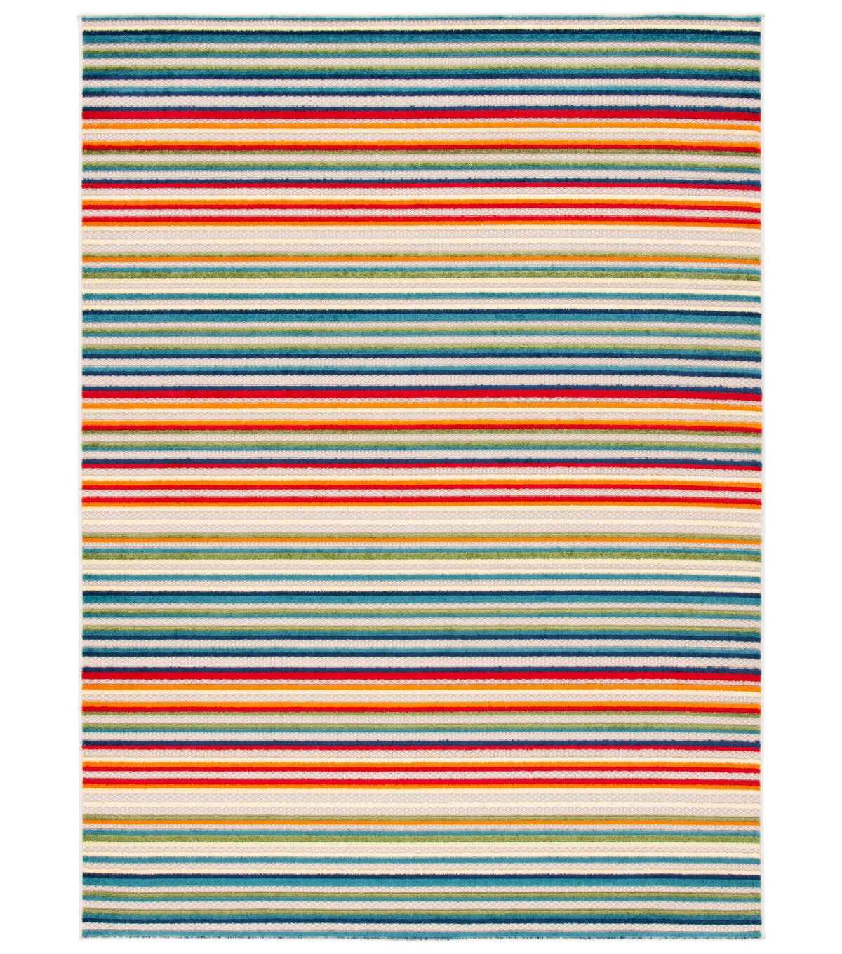 Safavieh Cabana CBN323 3' X 5' Ivory & Green Outdoor Rug