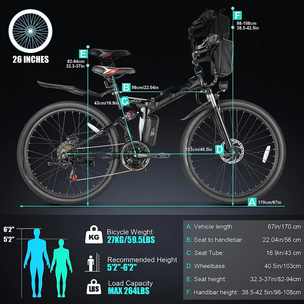 Electric Bike for Adults 26