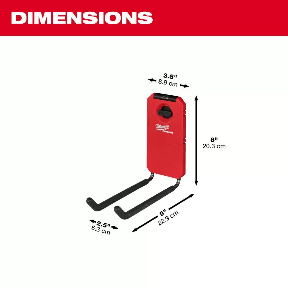 Milwaukee 48-22-8330 PACKOUT 9" Reinforced Straight Utility Hook