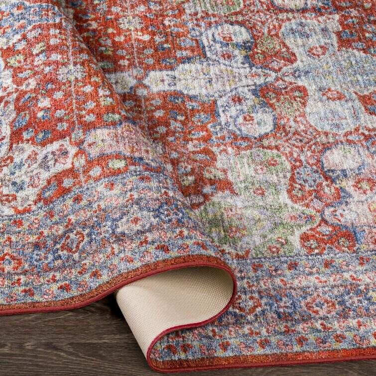 Emmie Performance Red/Navy Rug