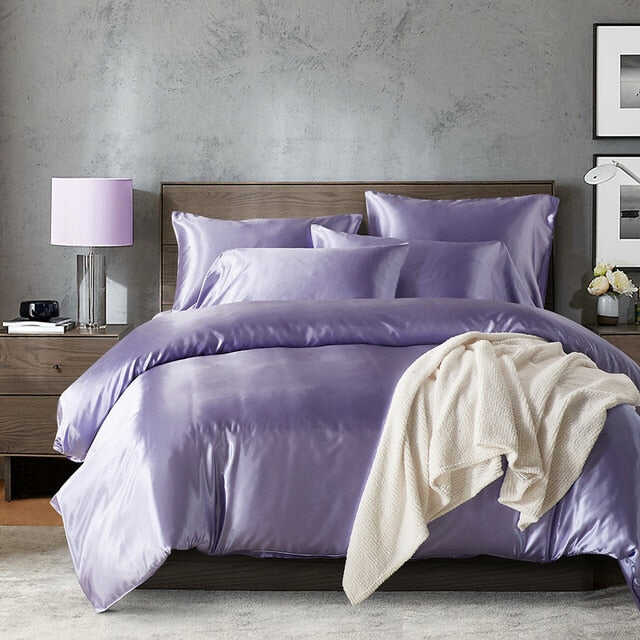 Satin Bedding Set Luxury Style Duvet Cover