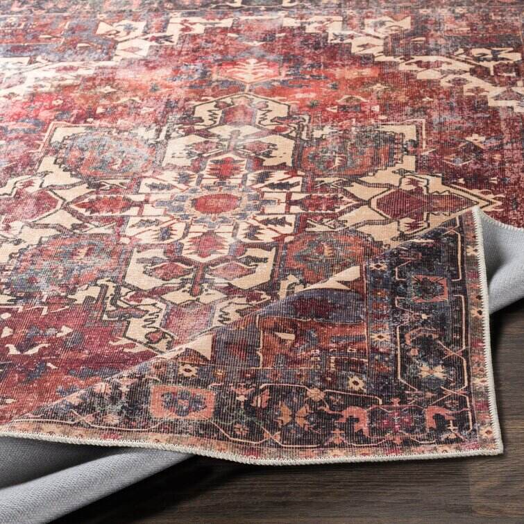 Mya Red/Brown/Black Rug