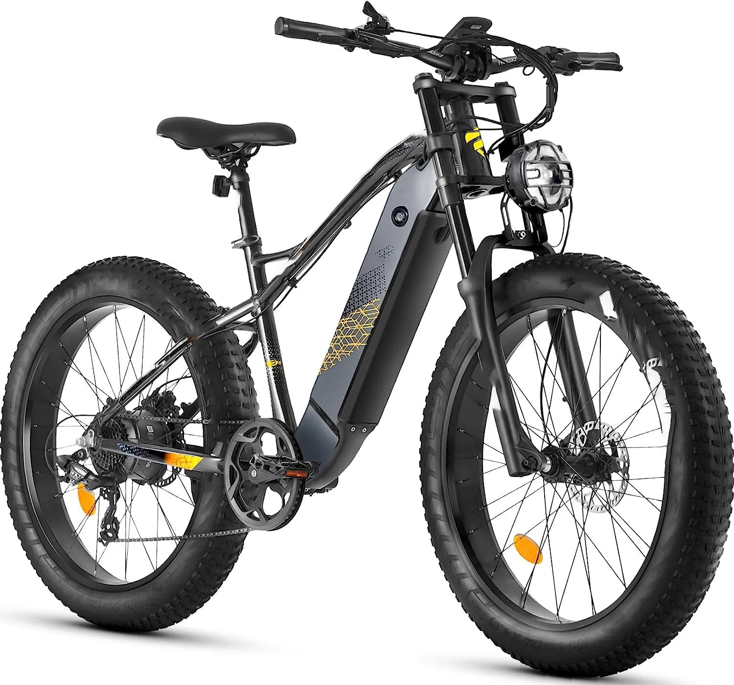 Electric Bike,750W Electric Bike for Adults BAFANG Motor 48V 15Ah Samsung Cell Battery Ebike, Fat Tire Electric Bicycles, 28MPH 35-80Miles Electric Mountain Bike, Shimano 7-Speed UL Certified