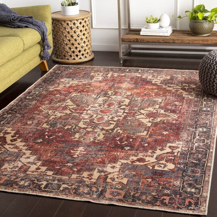 Mya Red/Brown/Black Rug