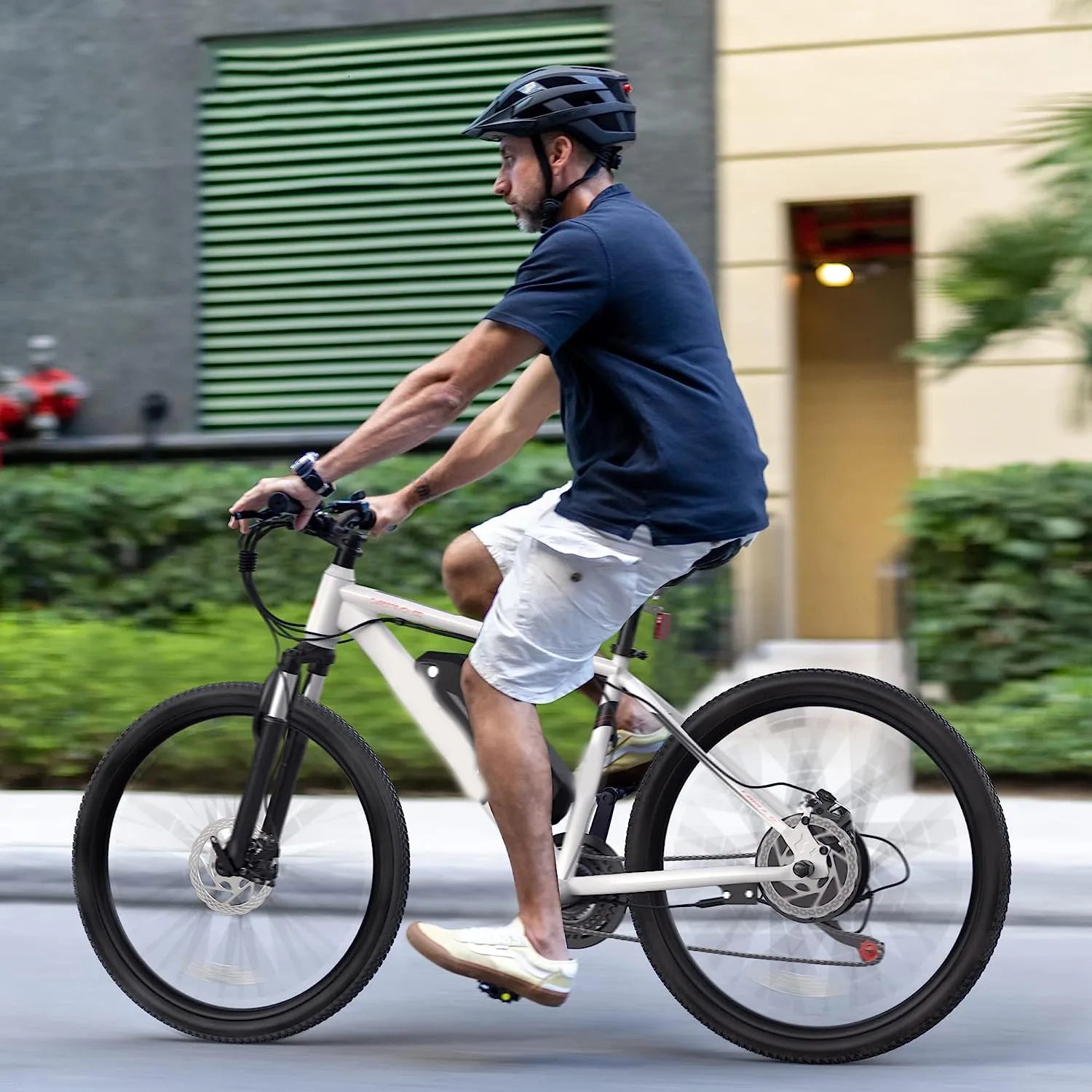 Electric Bike for Adults, 2X Faster Charge, 350W BAFANG Motor, 36V 10.4AH Removable Battery, 20MPH 26'' Mountain Ebike, Shimano 21 Speed, Suspension Fork, LED Display