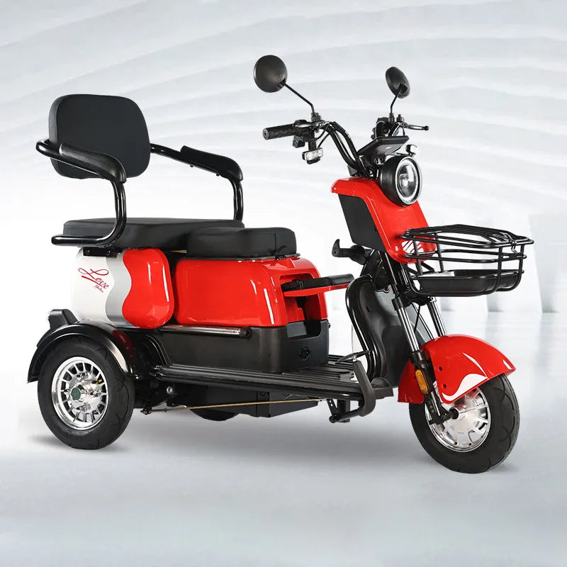 🎁LAST DAY FOR CLEARANCE✨3 Wheel Two-Seater Electric Mobility Scooter