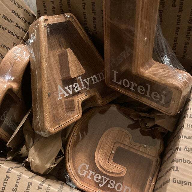🎄Christmas fire sale💞Personalized Boy/Girl Piggy Bank - Wood Gift For Kids🎁