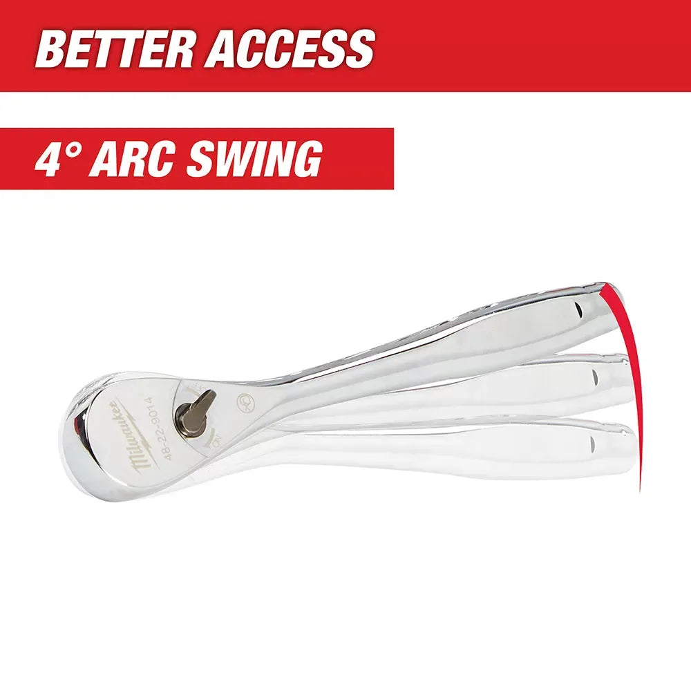 Milwaukee 48-22-9481 3/8” Ratchet SAE Mechanics Tool Set w/ Packout Case - 28pc