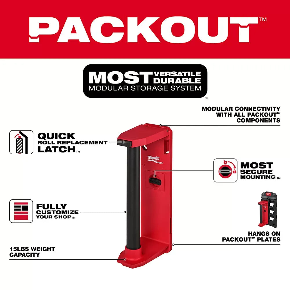 Milwaukee 48-22-8337 PACKOUT Reinforced Roll Holder