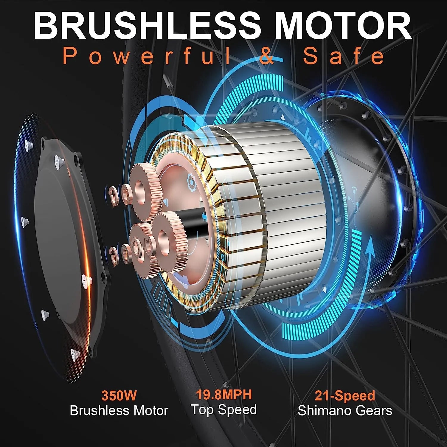 Electric Bike, Electric Bike for Adults, 26