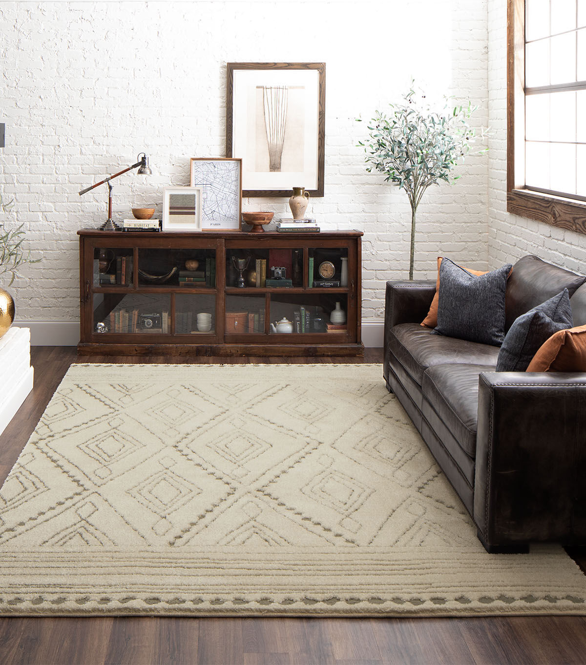 Vado Area Rug Cream 5' X 8'