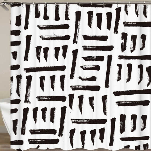 3d shower curtains black bathroom shower curtain fabric funny curtain waterproof bath curtain cortinas de bano