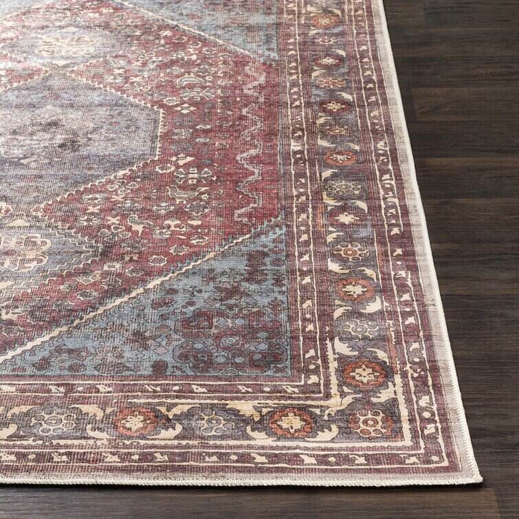 Mya Performance Red/Brown Rug