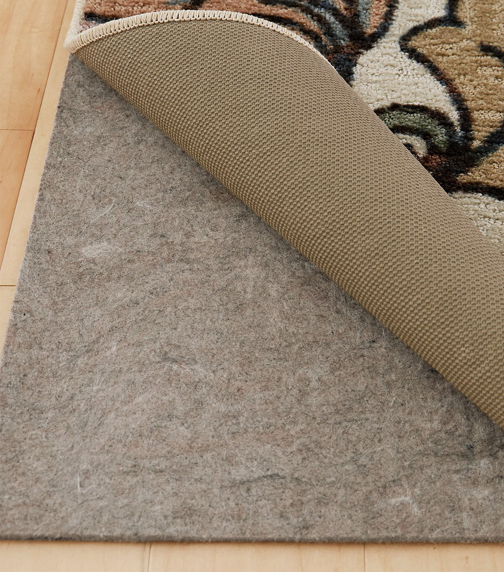 Dual Surface 1/4 Inch Rug Pad Gray 8' X 10'