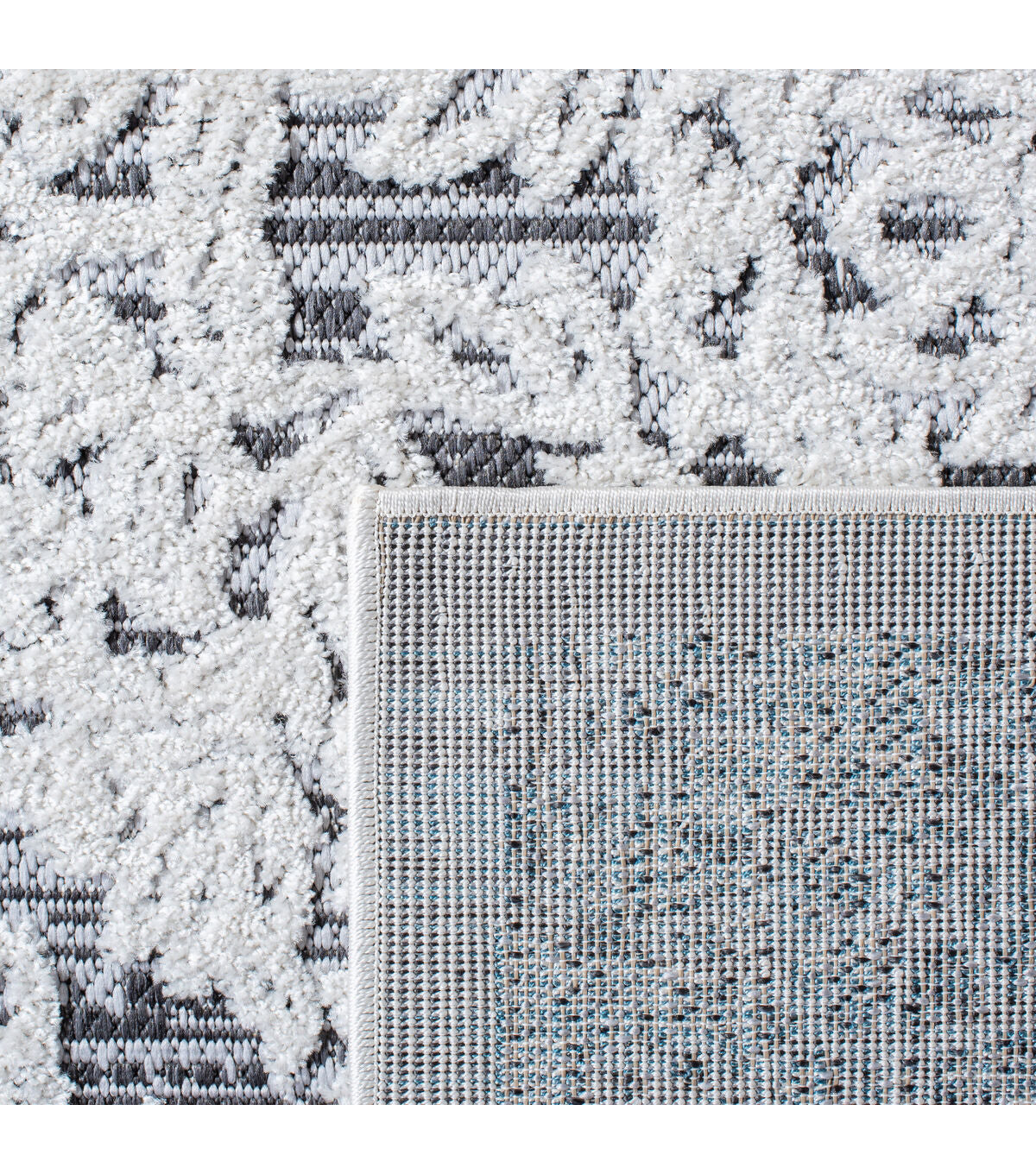 Safavieh Cabana CBN660 2'2" X 7' Ivory & Gray Outdoor Rug