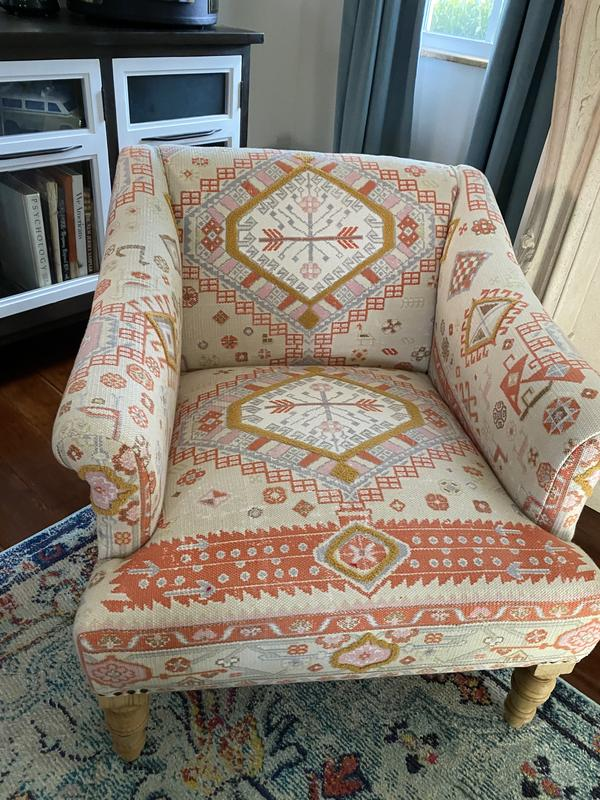 Rug-Printed Sally Accent Chair