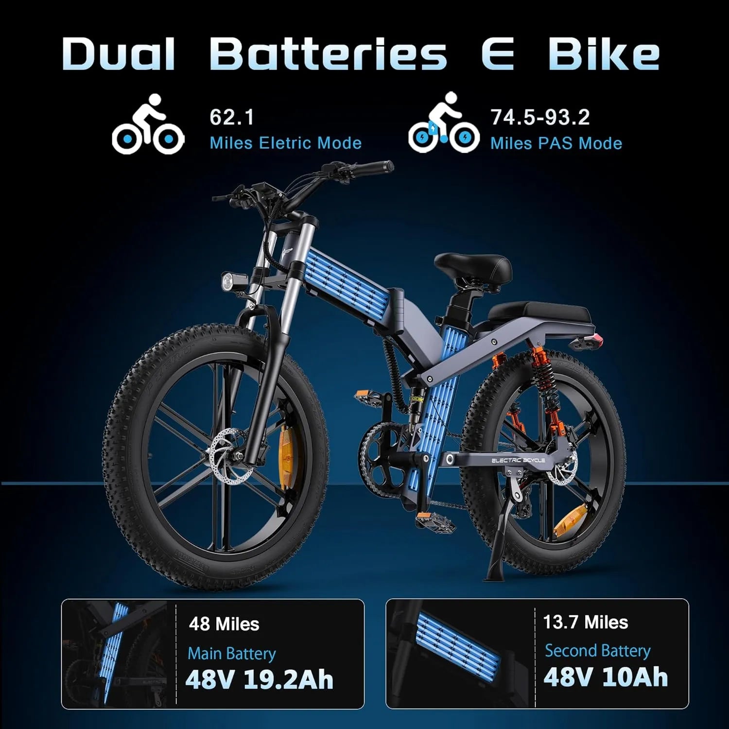 🔥X26 All Terrain Electric Bike All Terrain Performance Beast🔥