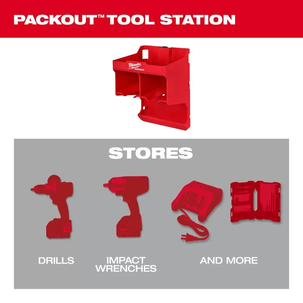 Milwaukee 48-22-8343 PACKOUT Durable Versatile Tool Station Storage System