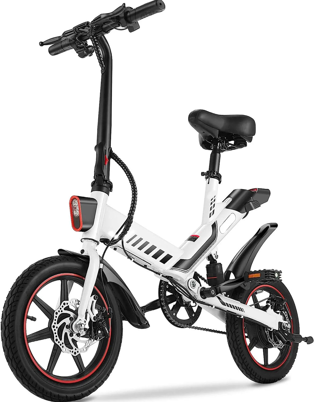 Electric Bike, Electric Bicycle with 18.5mph Electric Bikes for Adults Teens E Bike with Pedals, 14