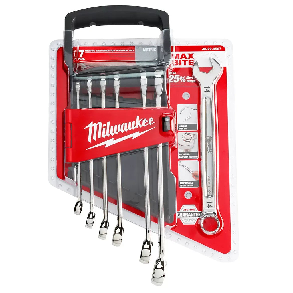 Milwaukee 48-22-3690CW 10 PC Locking Pliers w/ 14 PC Combination Wrenches