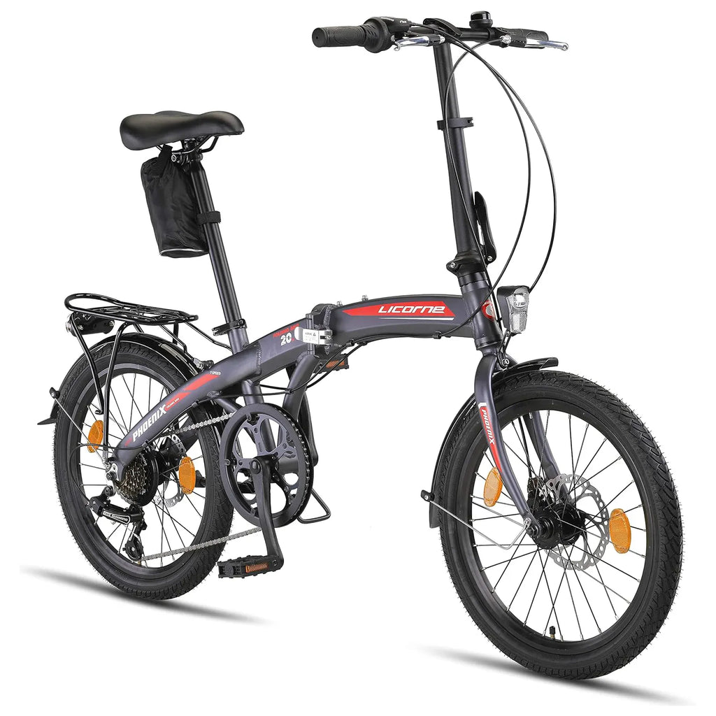 ✨Licorne Bike Phoenix 2D, 20 Inch Aluminium Folding Bike