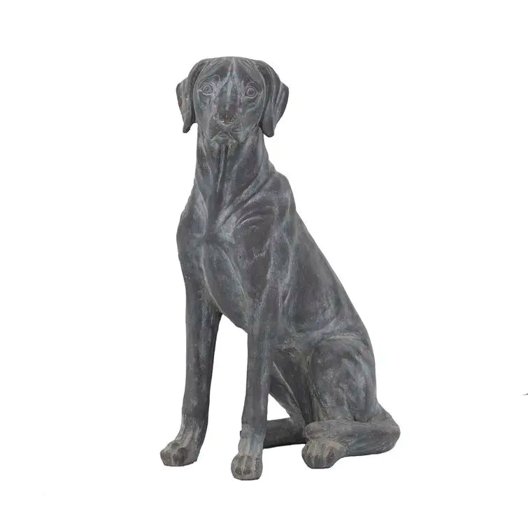 A charming Labrador dog garden sculpture