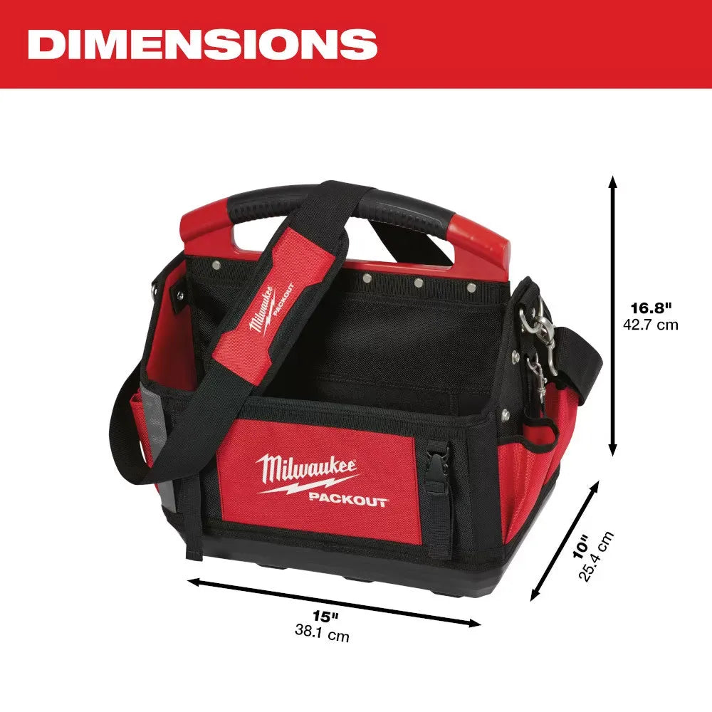 Milwaukee 48-22-8315 15-Inch 31-Pocket Ballistic Material Packout Tote