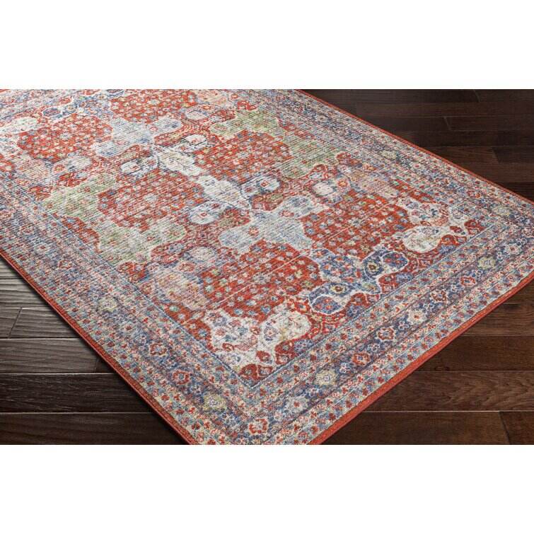 Emmie Performance Red/Navy Rug