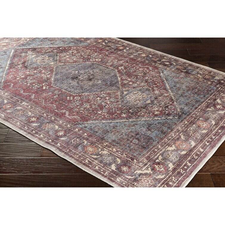 Mya Performance Red/Brown Rug