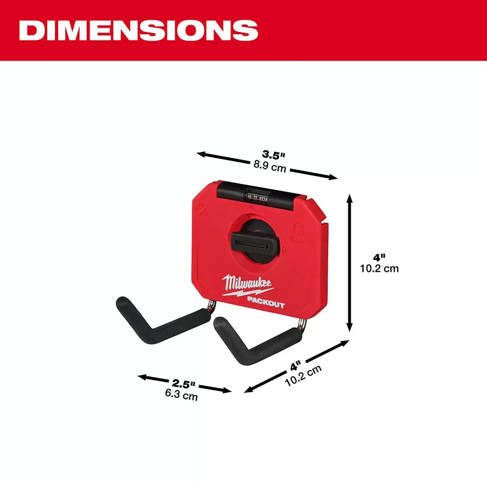 Milwaukee 48-22-8334 4" PACKOUT Reinforced Straight Hook