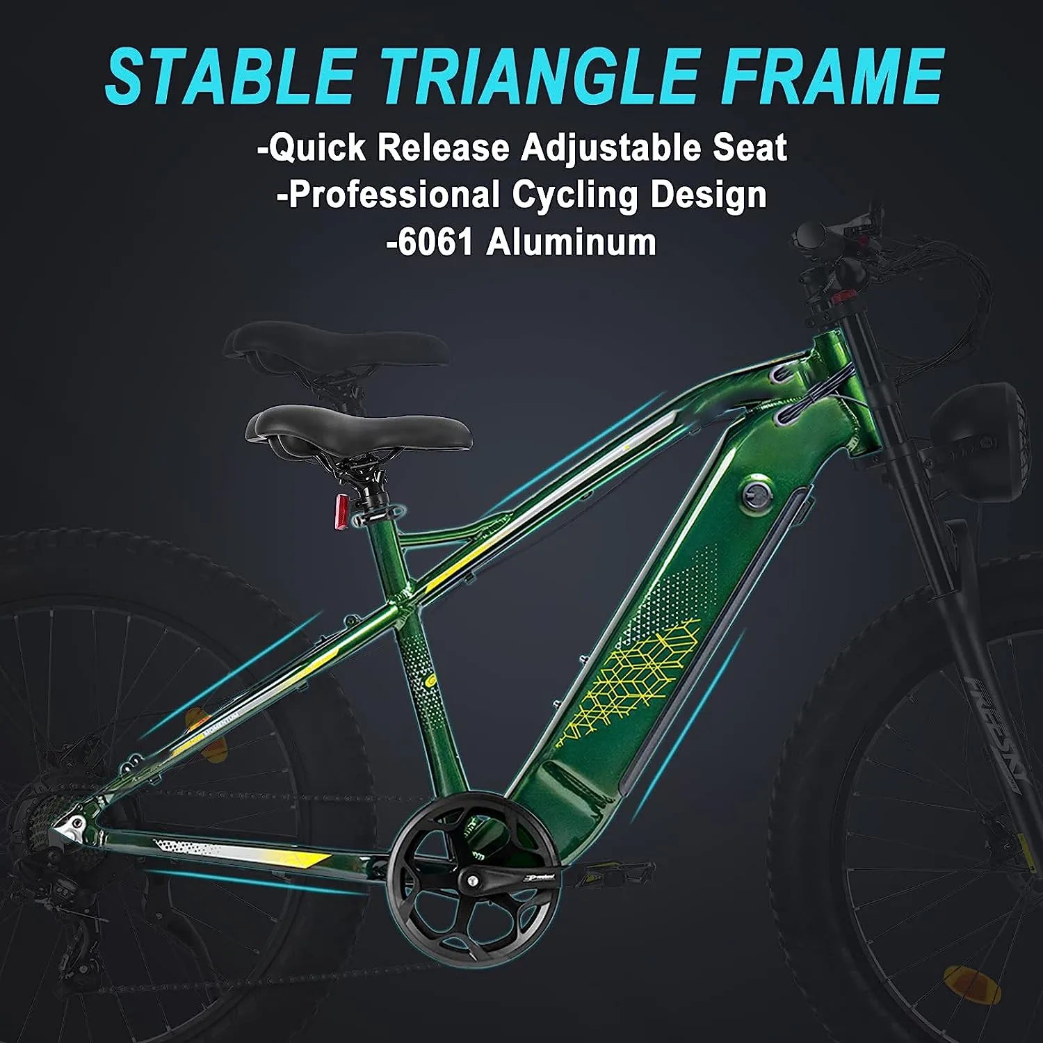 Electric Bike,750W Electric Bike for Adults BAFANG Motor 48V 15Ah Samsung Cell Battery Ebike, Fat Tire Electric Bicycles, 28MPH 35-80Miles Electric Mountain Bike, Shimano 7-Speed UL Certified