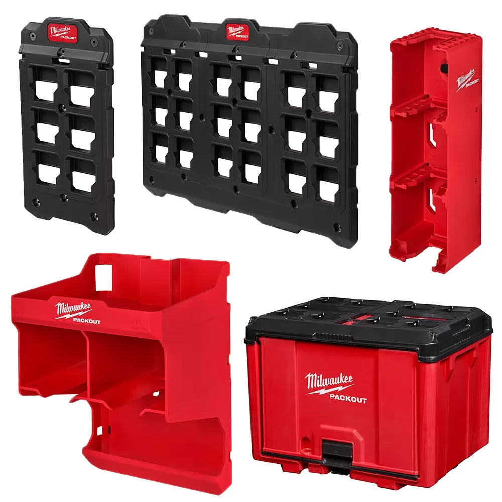 Milwaukee 48-22-84CBS Shop PACKOUT Heavy Duty Cabinet / Drill Storage Kit