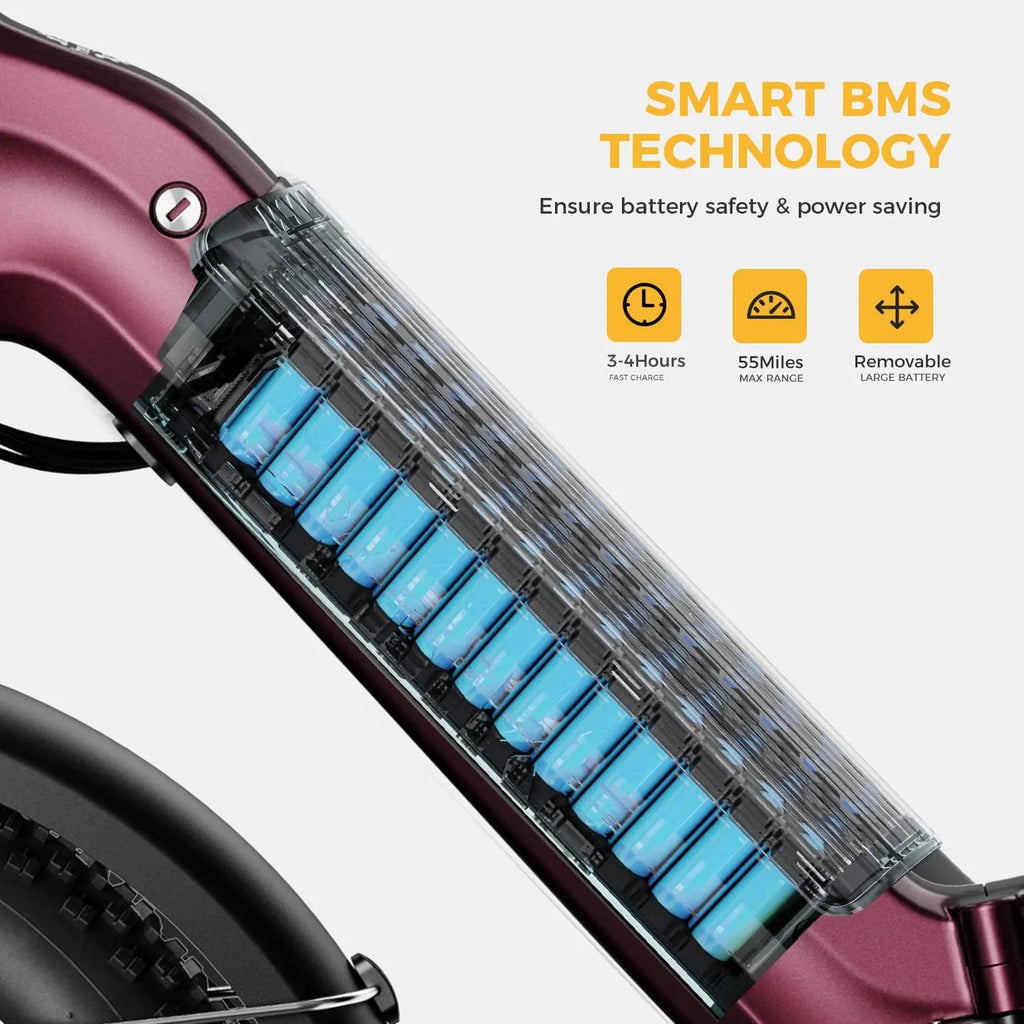 ✨Ranger S Electric Bike for Adults, Foldable 1400W Peak Motor Ebike, 20