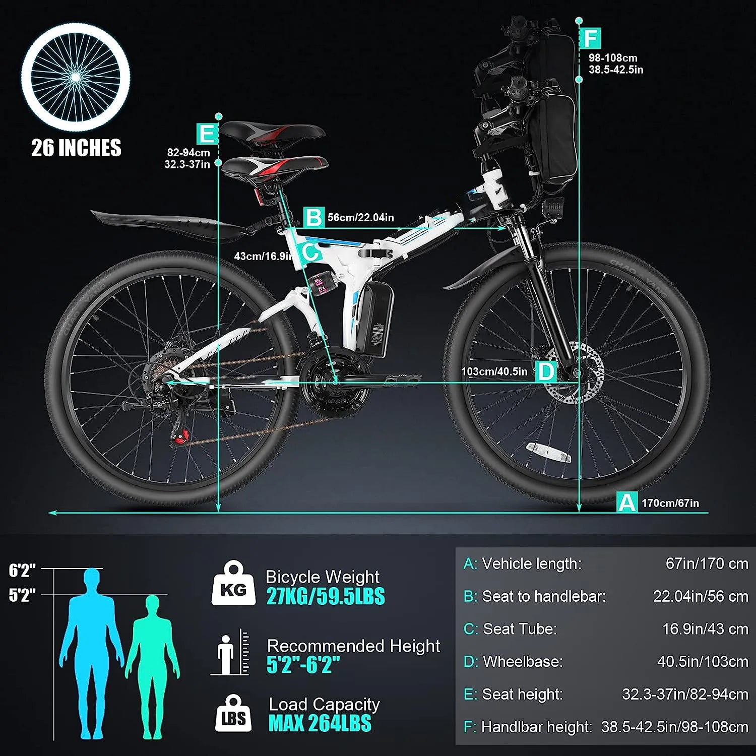 Electric Bike for Adults 26