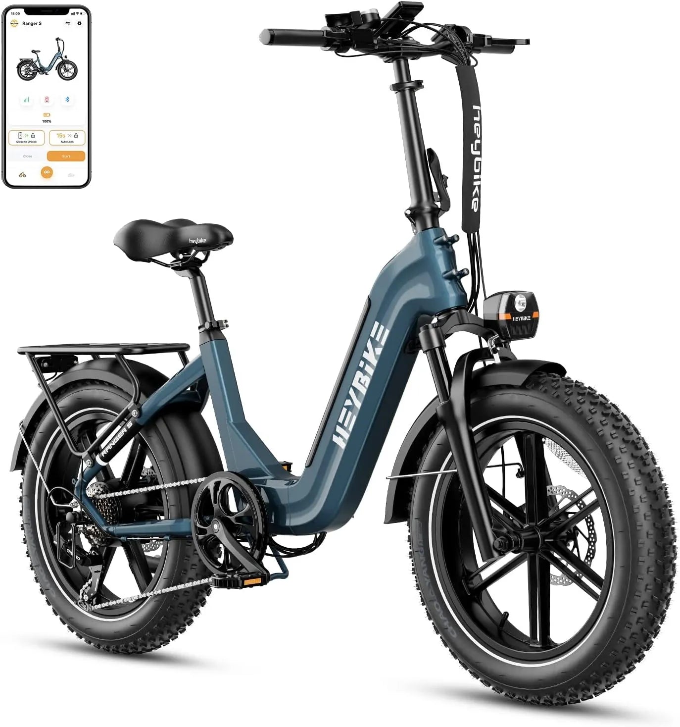 ✨Ranger S Electric Bike for Adults, Foldable 1400W Peak Motor Ebike, 20