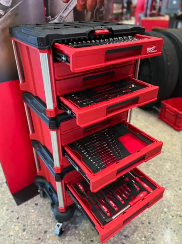 🔥🔥🔥2024 New Super Sale 366-pc Master Mechanics Hand Tool Set with PACKOUTTM Drawers and Dolly