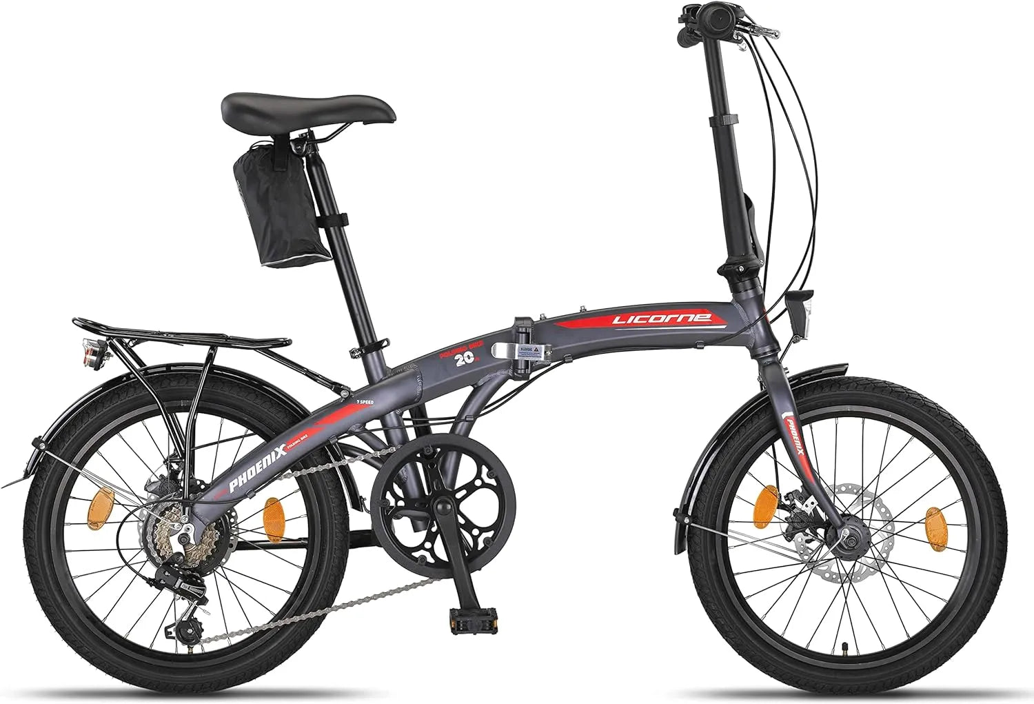 ✨Licorne Bike Phoenix 2D, 20 Inch Aluminium Folding Bike