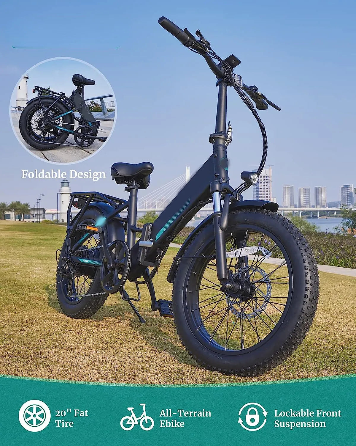 Electric Bike for Adults, 20