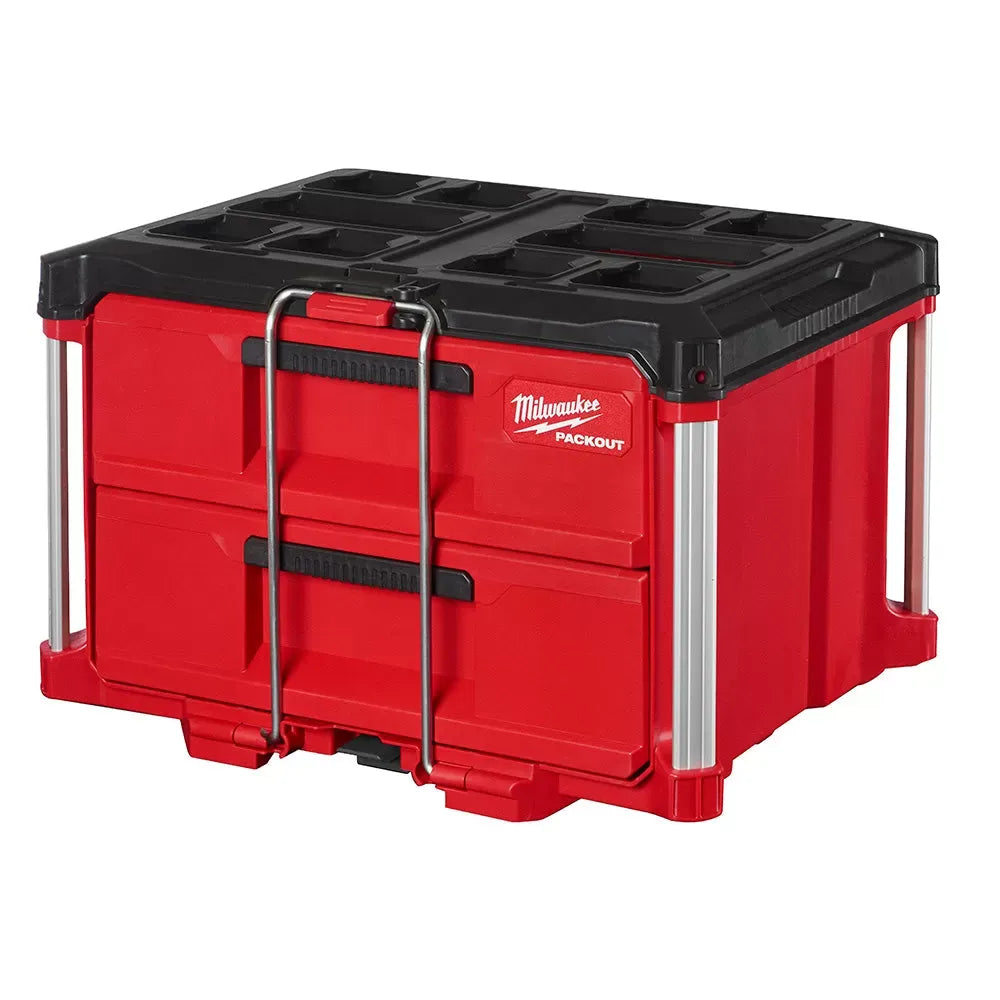 Milwaukee Pre-Sale 48-22-8442 PACKOUT 2 Drawer Durable Tool Box w/ 50lbs Capacity