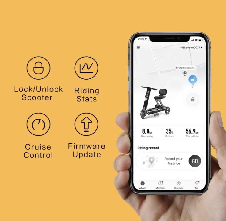 🌟Warmly Celebrate The 7th Birthday🦼Fully Automatic Folding Bike(2 Batteries Included) - Discount Center