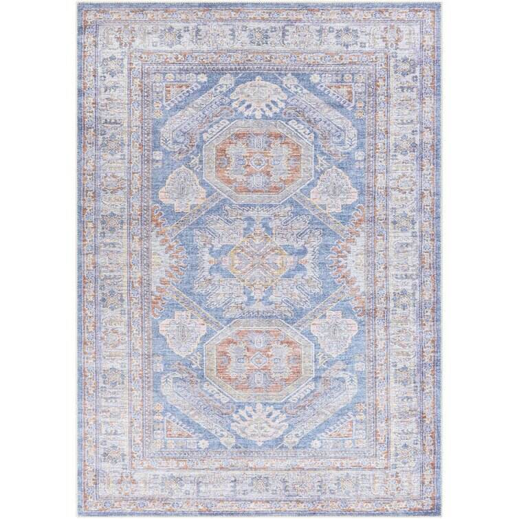 Performance Khaki/Navy Rug
