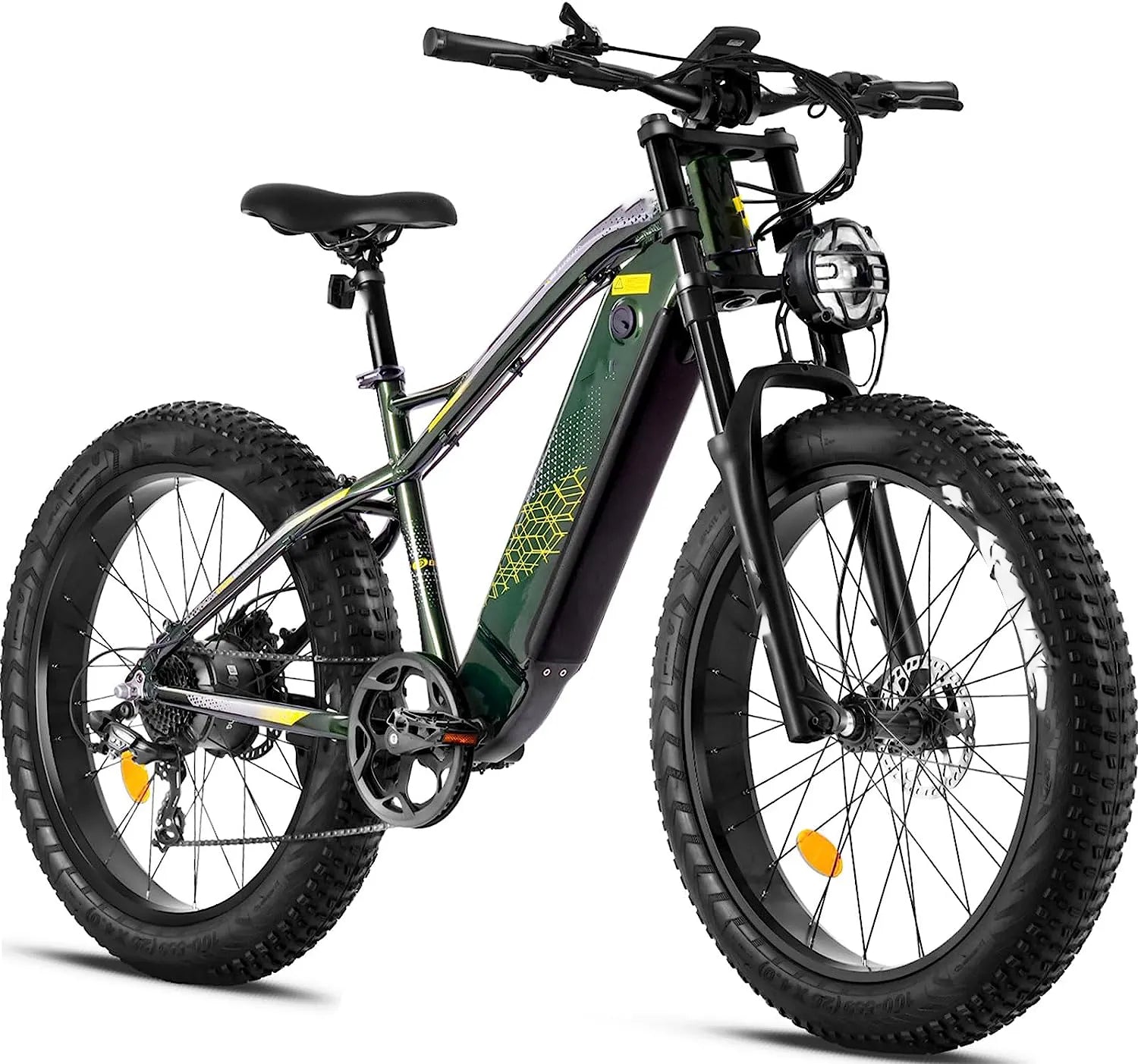 Electric Bike,750W Electric Bike for Adults BAFANG Motor 48V 15Ah Samsung Cell Battery Ebike, Fat Tire Electric Bicycles, 28MPH 35-80Miles Electric Mountain Bike, Shimano 7-Speed UL Certified