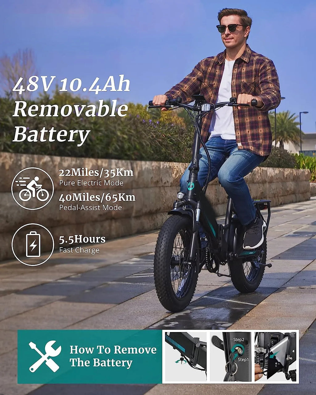 Electric Bike for Adults, 20