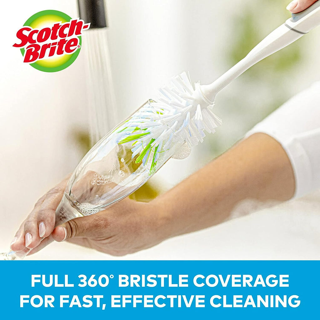 Scotch-Brite Zero Scratch Non-Scratch Scrub Sponges, Sponges for Cleaning Kitchen, Bathroom, and Household, Non-Scratch Sponges Safe for Non-Stick Cookware, 6 Scrubbing Sponges