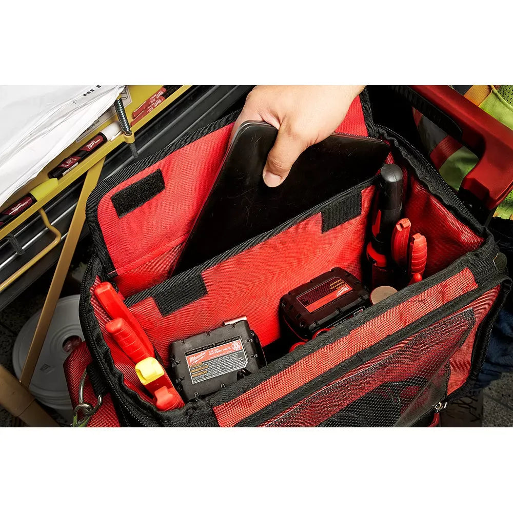 Milwaukee 48-22-8300 58-Pocket PACKOUT Modular Storage Tech Tool Bag