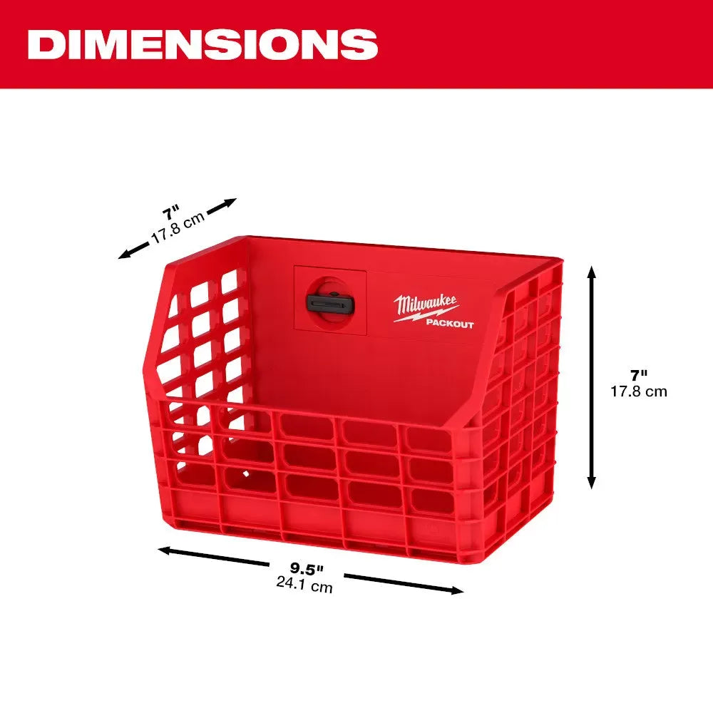 Milwaukee 48-22-8342 PACKOUT Compact Wall Mounted Tool Storage Basket