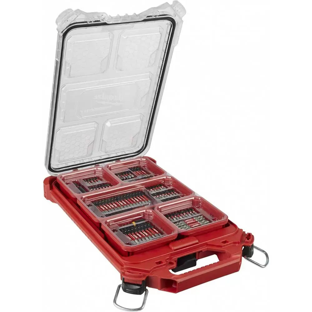 Milwaukee Pre-Sale 48-32-4082 PACKOUT Organizer SHOCKWAVE Driver Bit Packout Kit - 100 pc