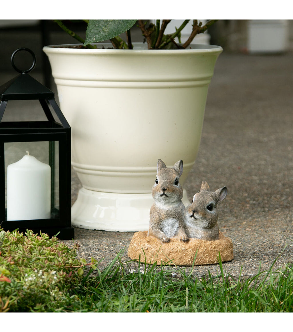 Zingz & Thingz Peek-A-Boo Garden Bunnies Decor