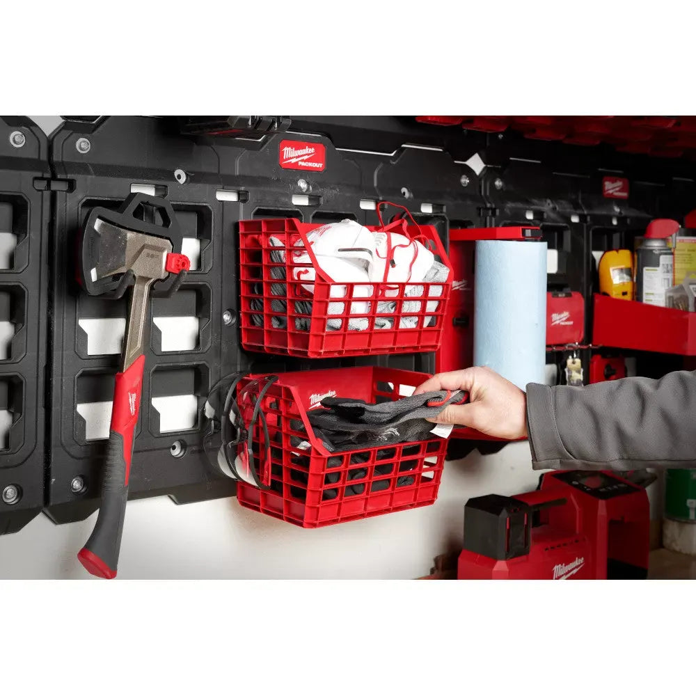 Milwaukee 48-22-8342 PACKOUT Compact Wall Mounted Tool Storage Basket